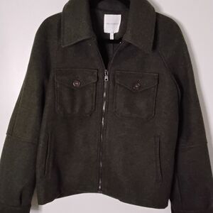 Dark Green Wool Jacket